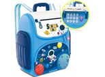 Buzz - Salvadanaio - Codice Pin - Cassaforte - Blu - Soldi - Monete - Salvadanaio Per Bambini - Regalo - Risparmio - Compleanno - Zaino