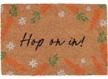 Something Different - Tappeto Per Porta "Hop On In"" SD6626 (Taglia Unica) (Naturale)"
