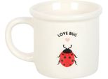 Something Different - Tazza Da Caffè "Love Bug"", Coccinella SD6645 (Taglia Unica) (Bianco)"