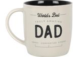 Something Different - Tazza Da Caffè "Truly Amazing Dad"", Ceramica SD6623 (Taglia Unica) (Bianco/Nero)"