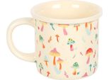 Something Different - Tazza Da Caffè "Funky Fungi Mushroom"" SD6637 (Taglia Unica) (Crema/Colore)"
