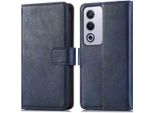 Custodia Per Cellulare Imoshion Per Oppo A80 (5G) - Flip Cover Bookcase Flip - Blu Scuro