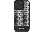 Dkny, Custodia Protettiva Per Iphone 16 Pro Max Con Motivo A Righe In Basso, Nero