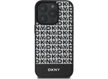Dkny, Custodia Protettiva Per Iphone 16 Pro Con Motivo A Righe In Basso, Nero