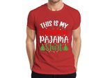 Questa è La Mia Camicia Pigiama Di Natale Pigiama - Weihnachten Natale Maglietta Herren, Rot, Xxl