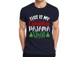 Questa è La Mia Camicia Pigiama Di Natale Pigiama - Weihnachten Natale Maglietta Herren, Navy, 3XL