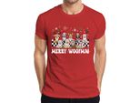 Maglietta Da Uomo Merry Woofmas Dog Owner - Christmas Xmas Christmas, Rosso, Xl