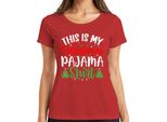 Questa è La Mia Camicia Pigiama Di Natale Pigiama - Weihnachten Natale Damen Maglietta, Rot, Xl