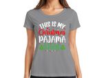 Questa è La Mia Camicia Pigiama Di Natale Pigiama - Weihnachten Natale Damen Maglietta, Grau, Xxl