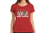 Merry Woofmas Dog Dog Owner - Maglietta Da Donna Natale Xmas Christmas, Rosso, Xl