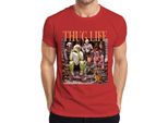 Maglietta Thug Life Retro Christmas Films - Christmas Xmas Uomo, Rosso, M