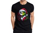 Maglietta Nightmare Before Christmas Grinch Skeleton - Christmas Xmas Uomo, Nero, Xxl