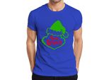 Maglietta Da Uomo Team Grinch Christmas Outfit Anti-Christmas - Christmas Xmas, Blu, S