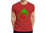 Maglietta Da Uomo Team Grinch Christmas Outfit Anti-Christmas - Christmas Xmas, Rosso, Xxl