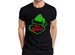 Maglietta Da Uomo Del Team Grinch Christmas Outfit Anti-Christmas - Christmas Xmas, Nero, Xxl