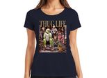 Thug Life Retro Christmas Films - Maglietta Da Donna Natale Xmas, Navy, 3XL