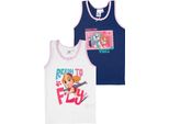 Canottiera Paw Patrol Per Bambine E Bambini Bianco/Blu (Confezione Da 2) 110/116