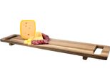 1.04 Tagliere In Legno Di Acacia - Circa 60 X 12,8 Cm - Tagliere In Legno Con 2 Maniglie