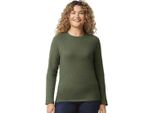 Gildan - Uomo/Donna - Maglietta Unisex A Maniche Lunghe "Softstyle"" RW9472 (S) (Verde Militare)"