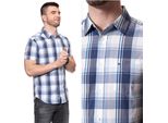 Camicia Manica Corta Wrangler Ss 1 Point Shirt Patriot Blue W5860NQ5H 112129521