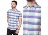Camicia Uomo Manica Corta Wrangler Ss 1 Point Shirt Beach Glass W5860NQWD 112129522