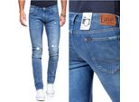 Lee, Jeanshosen Da Uomo, Slim Fit, Luke, W26 L32, Blau, Jeans, Baggyjeans, Buggy