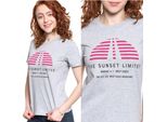 Lee Damen, Maglietta Sunset Tee, S, Grau, Sport, Tshirt, Camicia