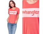 Wrangler Damen, Maglietta Drape, Xs, Rot, Sport, Tshirt, Camicia