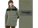 Wrangler Uomo, Giacca Invernale The Bodyguard, M, Verde, Giacca, Inverno, Giubbotti