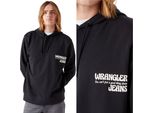 Wrangler Uomo, Felpa Slogan Hoodie, 3XL, Nero, Felpa Con Cappuccio, , Felpa Con Cappuccio