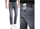 Lee, Jeanshosen, Slim Fit, Rider, W29 L34, Grau, Jeans, Baggyjeans, Buggy