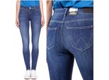 Wrangler, Jeans Da Donna, Skinny Fit, Super Skinny, W24 L32, Blau, Jeans, Baggyjeans, Buggy