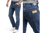 Wrangler, Jeanshosen Da Uomo, Vestibilità Dritta, Texas, W36 L32, Blau, Jeans, Baggyjeans, Buggy