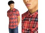 Herren -Camicia Lee Ss Western Poppy Red L640DKNH 112115270