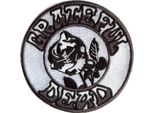 Grateful Dead - Roses - Toppa Da Applicare Con Il Ferro, Tessuto RO12446 (Taglia Unica) (Nero/Bianco)