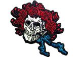 Grateful Dead - Toppa Da Stirare "Bertha Skull"", Tessuto RO12453 (Taglia Unica) (Rosso/Bianco/Blu)"