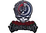 Grateful Dead - Teschio - Toppa Da Stirare "60Th Anniversary"", Logo In Tessuto RO12456 (Taglia Unica) (Multicolore)"