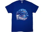 Dc Comics - Maglietta "To The Batcave"" Per Bambini/Ragazzi Unisex RO12481 (M) (Blau)"