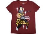 Sun Records - Maglietta "Elvis Presley"" Da Donna RO12485 (Xl) (Rosso)"