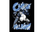 Batman - Poster Incorniciato "Penguin Chillin"" PM10932 (40 Cm X 30 Cm) (Nero/Blu)"