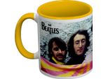 The Beatles - Tazza Da Caffè, Interno Bicolore PM10921 (Taglia Unica) (Giallo/Rosa)