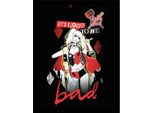 Batman - Poster Incorniciato "Harley Quinn Bagno"" PM10985 (40 Cm X 30 Cm) (Nero/Rosso)"