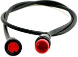 Higo / Julet Cavo Di Prolunga 100 Cm Per Ebike, 2 Pin Femmina A Maschio, Rosso