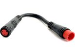 Higo / Julet Cavo Di Prolunga Da 5,5 Cm Per Ebike, 2 Pin Da Femmina A Maschio, Rosso