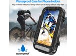 Supporto Per Telefono Da Bicicletta Supporto Per Cellulare Da Bicicletta Anti-Shake Impermeabile A 360 Gradi Ruotabile Nero