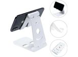 Supporto Creativo Per Telefono Cellulare Da Tavolo Doppio Pieghevole Per Tablet Portatile Bianco