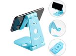 Supporto Creativo Per Telefono Cellulare Da Tavolo Doppio Pieghevole Per Tablet Portatile Blu