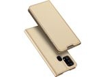 Dux Ducis Per Samsung M31 Custodia In Pelle Per Telefoni Cellulari Custodia Protettiva Magnetica Con Slot Per Schede Oro