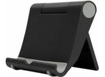 Supporto Pieghevole Per Telefono E Tablet Supporto Mobile Multifunzionale Regolabile Nero