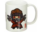 Marvel - Tazza Da Caffè, Kawaii PM2755 (Taglia Unica) (Bianco/Grigio/Marrone)